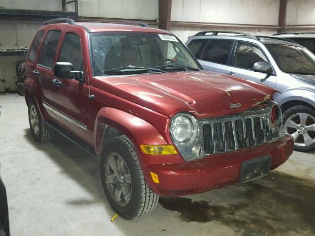 1J4GL58K06W118736 - 2006 JEEP LIBERTY LI RED photo 1