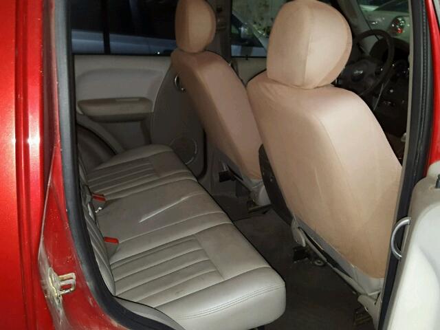 1J4GL58K06W118736 - 2006 JEEP LIBERTY LI RED photo 6