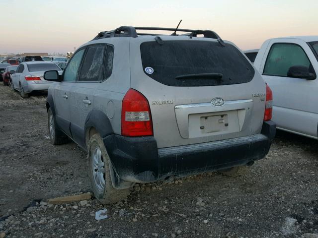 KM8JN12D16U439958 - 2006 HYUNDAI TUCSON GLS SILVER photo 3