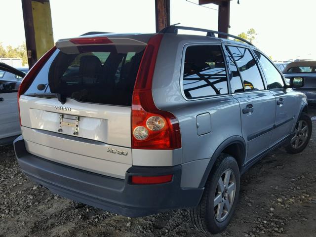 YV1CY59H741100070 - 2004 VOLVO XC90 GRAY photo 4