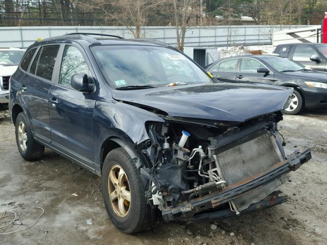 5NMSG13D77H095868 - 2007 HYUNDAI SANTA FE G BLUE photo 1