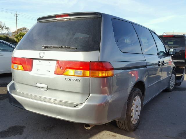 5FNRL18532B035589 - 2002 HONDA ODYSSEY LX GRAY photo 4