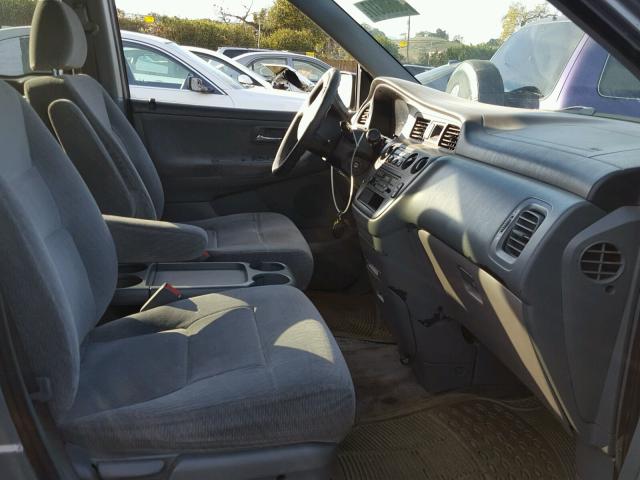 5FNRL18532B035589 - 2002 HONDA ODYSSEY LX GRAY photo 5