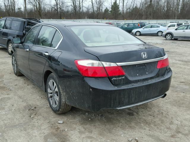 1HGCR2F30FA035500 - 2015 HONDA ACCORD LX BLACK photo 3