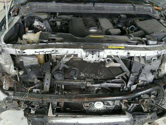 1N6AA06A84N587670 - 2004 NISSAN TITAN XE SILVER photo 7