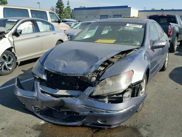 JH4KB16595C004631 - 2005 ACURA RL GRAY photo 2