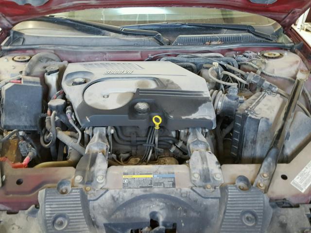 2G1WN151669297916 - 2006 CHEVROLET MONTE CARL MAROON photo 7