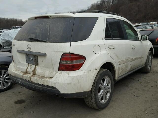 4JGBB86EX6A041206 - 2006 MERCEDES-BENZ ML 350 WHITE photo 4