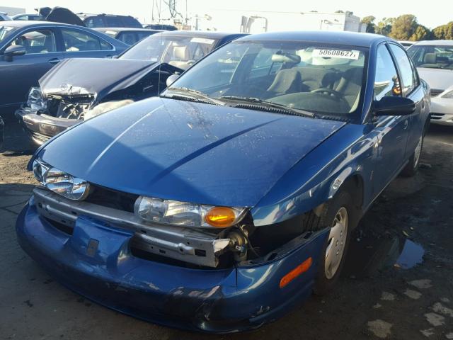 1G8ZH5284YZ127903 - 2000 SATURN SL1 BLUE photo 2