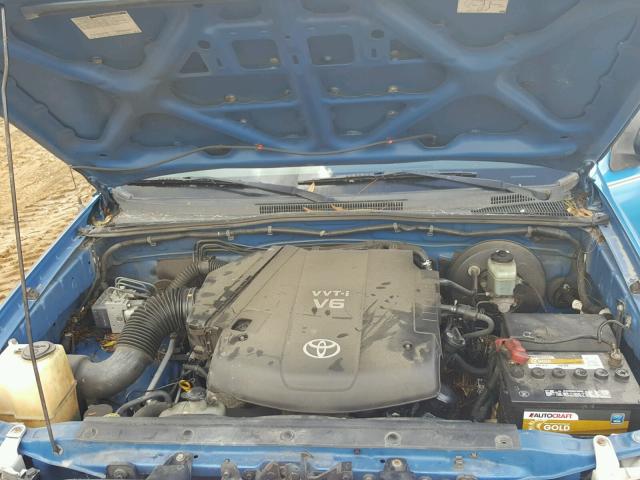 5TETU62N96Z171528 - 2006 TOYOTA TACOMA PRE BLUE photo 7