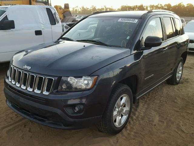 1C4NJCBA3ED728292 - 2014 JEEP COMPASS SP 灰色 照片 2