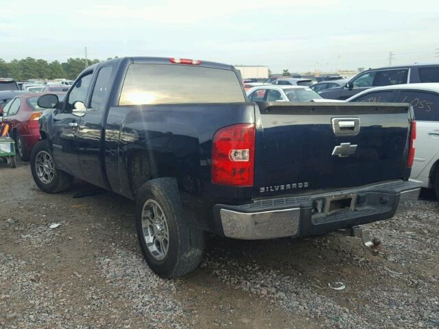 1GCEC19C68Z293491 - 2008 CHEVROLET SILVERADO BLUE photo 3