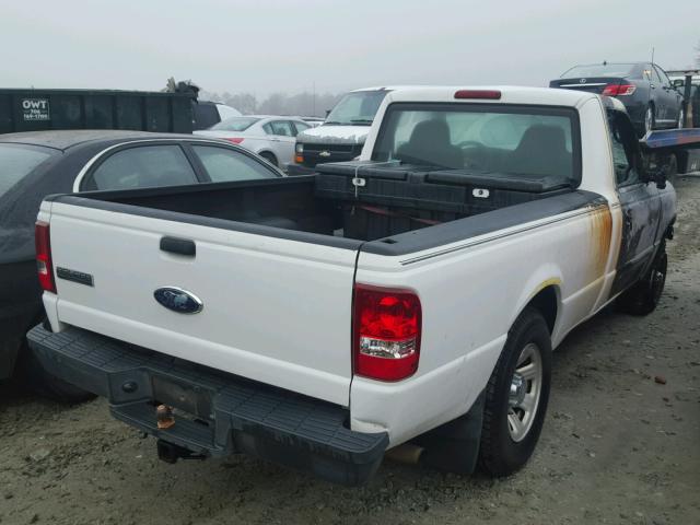 1FTYR10U78PA39527 - 2008 FORD RANGER WHITE photo 4