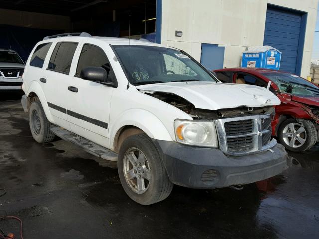 1D8HB38N48F145132 - 2008 DODGE DURANGO SX WHITE photo 1