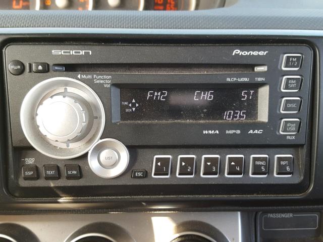 JTLZE4FE5B1129016 - 2011 TOYOTA SCION XB ნაცრისფერი ფოტო 9