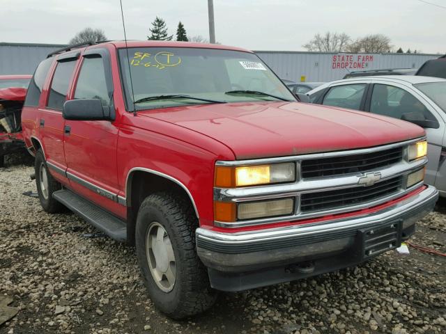 1GNEK13R4XJ366037 - 1999 CHEVROLET TAHOE K150 RED photo 1