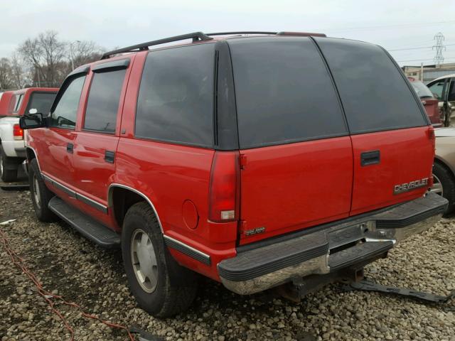 1GNEK13R4XJ366037 - 1999 CHEVROLET TAHOE K150 RED photo 3