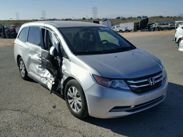 5FNRL5H44EB105202 - 2014 HONDA ODYSSEY EX SILVER photo 1