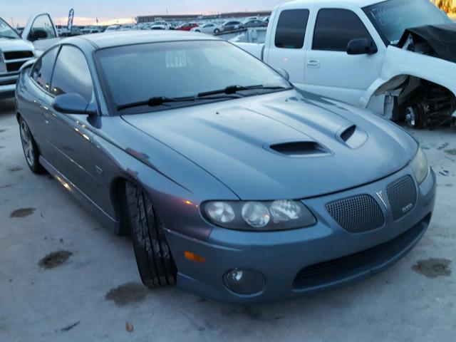 6G2VX12U66L535307 - 2006 PONTIAC GTO BLUE photo 1