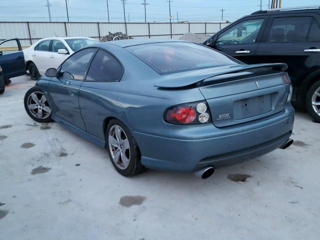 6G2VX12U66L535307 - 2006 PONTIAC GTO BLUE photo 3