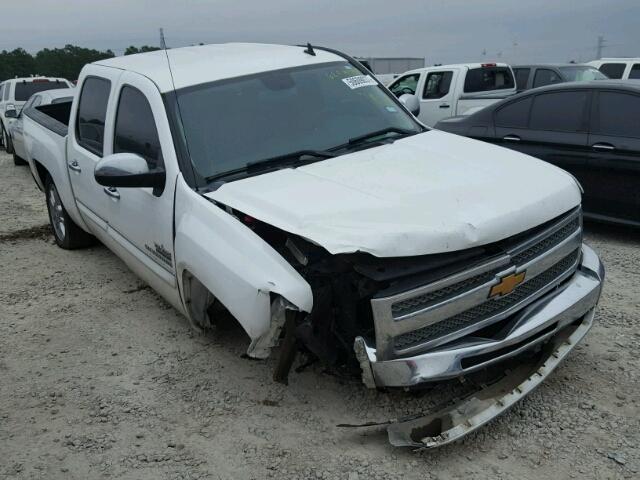 3GCPCSE00DG359408 - 2013 CHEVROLET SILVERADO WHITE photo 1