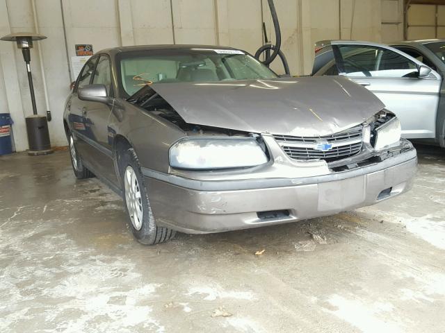 2G1WF52E629376668 - 2002 CHEVROLET IMPALA BROWN photo 1