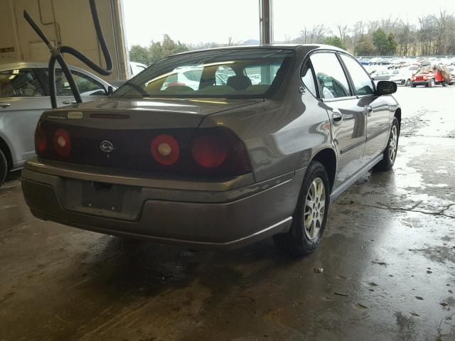 2G1WF52E629376668 - 2002 CHEVROLET IMPALA BROWN photo 4