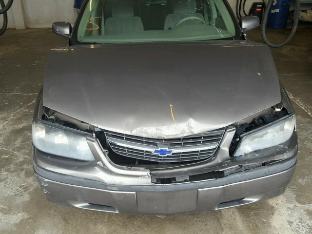 2G1WF52E629376668 - 2002 CHEVROLET IMPALA BROWN photo 7