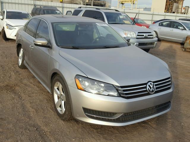 1VWBP7A34DC150328 - 2013 VOLKSWAGEN PASSAT SE SILVER photo 1