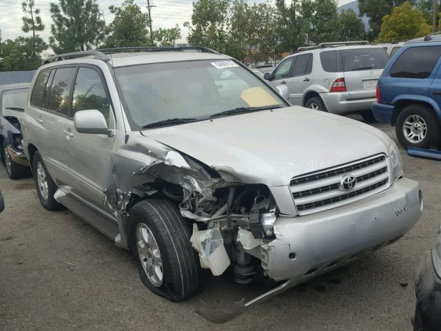 JTEGF21A620041778 - 2002 TOYOTA HIGHLANDER SILVER photo 1