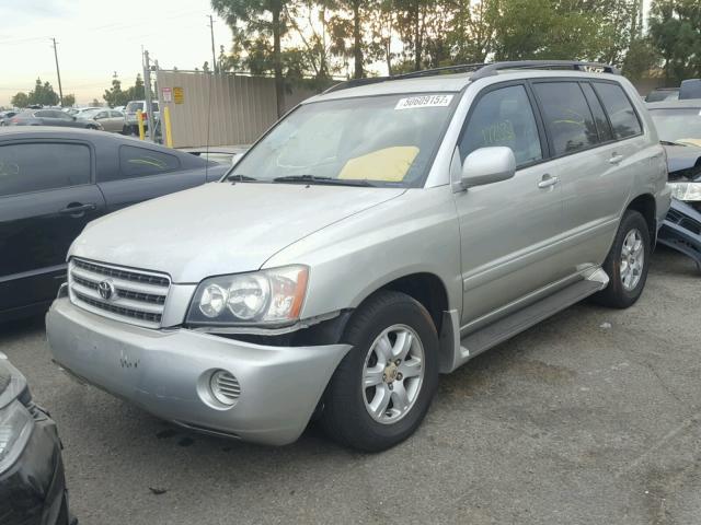 JTEGF21A620041778 - 2002 TOYOTA HIGHLANDER SILVER photo 2