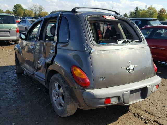 3C8FY4BB61T667151 - 2001 CHRYSLER PT CRUISER GRAY photo 3