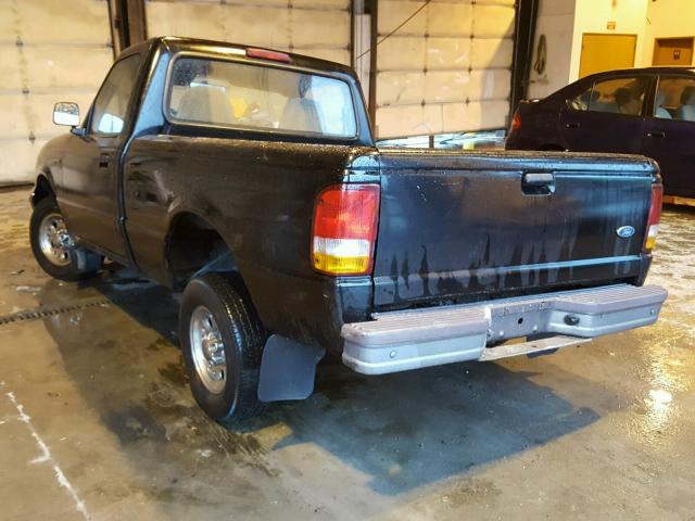 1FTCR10A9VUD51443 - 1997 FORD RANGER BLACK photo 3