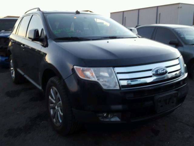 2FMDK38C38BA90343 - 2008 FORD EDGE SEL BLUE photo 1