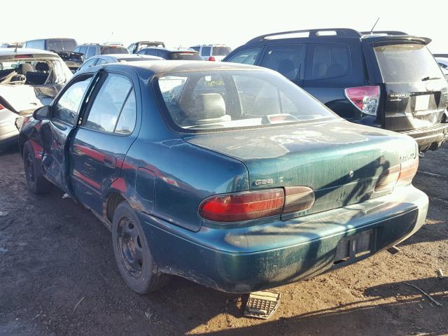 1Y1SK5268TZ070584 - 1996 GEO PRIZM BASE GREEN photo 3