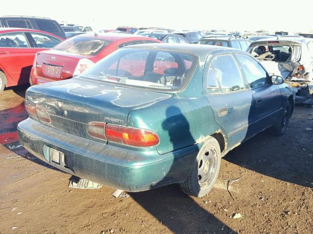 1Y1SK5268TZ070584 - 1996 GEO PRIZM BASE მწვანე ფოტო 4