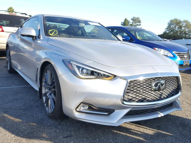 JN1EV7EK5HM362536 - 2017 INFINITI Q60 PREMIU SILVER photo 1