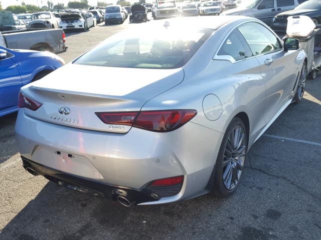 JN1EV7EK5HM362536 - 2017 INFINITI Q60 PREMIU SILVER photo 4