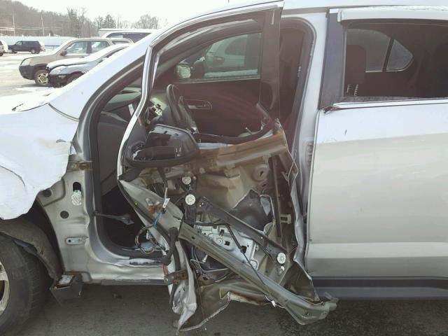 2CNALDEW3A6224254 - 2010 CHEVROLET EQUINOX LT SILVER photo 10