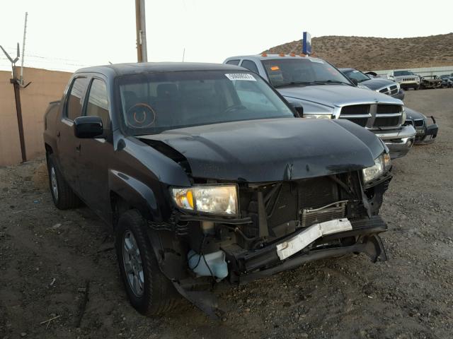 2HJYK16527H543616 - 2007 HONDA RIDGELINE BLACK photo 1