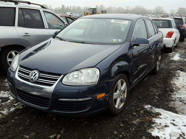 3VWRM71K59M139150 - 2009 VOLKSWAGEN JETTA SE BLUE photo 2