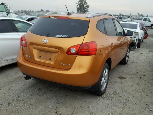 JN8AS58V38W101851 - 2008 NISSAN ROGUE S GOLD photo 4
