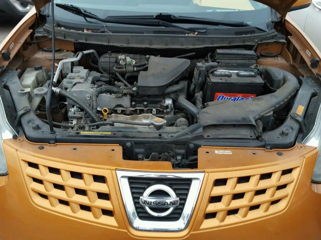 JN8AS58V38W101851 - 2008 NISSAN ROGUE S GOLD photo 7