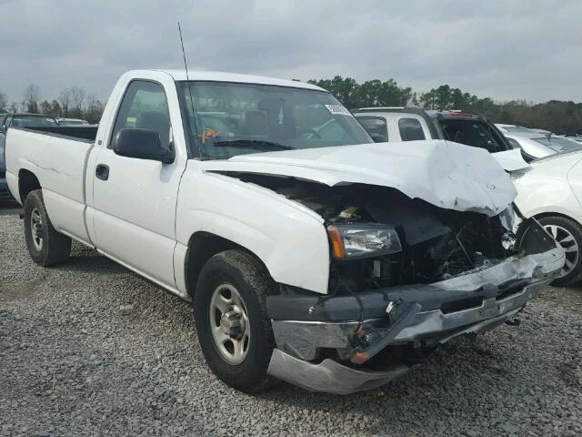 1GCEC14TX4Z100020 - 2004 CHEVROLET SILVERADO WHITE photo 1