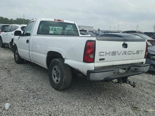 1GCEC14TX4Z100020 - 2004 CHEVROLET SILVERADO WHITE photo 3