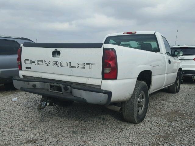 1GCEC14TX4Z100020 - 2004 CHEVROLET SILVERADO WHITE photo 4