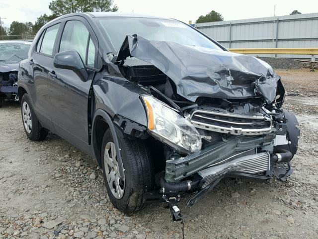 3GNCJKSB2GL249795 - 2016 CHEVROLET TRAX LS GRAY photo 1