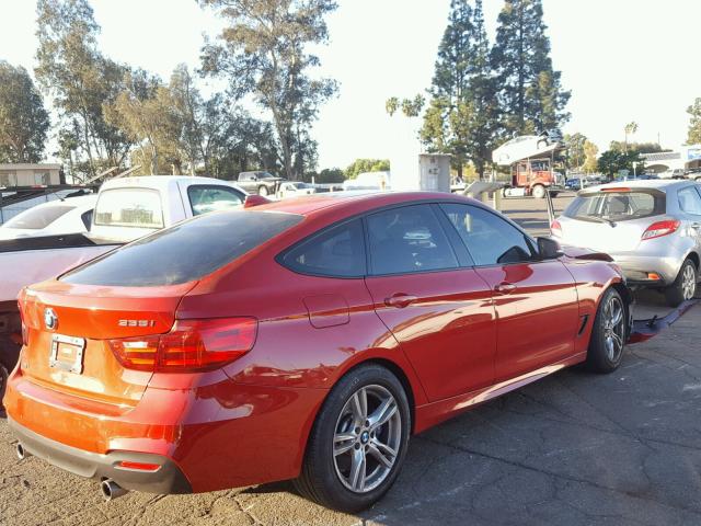 WBA3X9C50ED152720 - 2014 BMW 335 XIGT RED photo 4