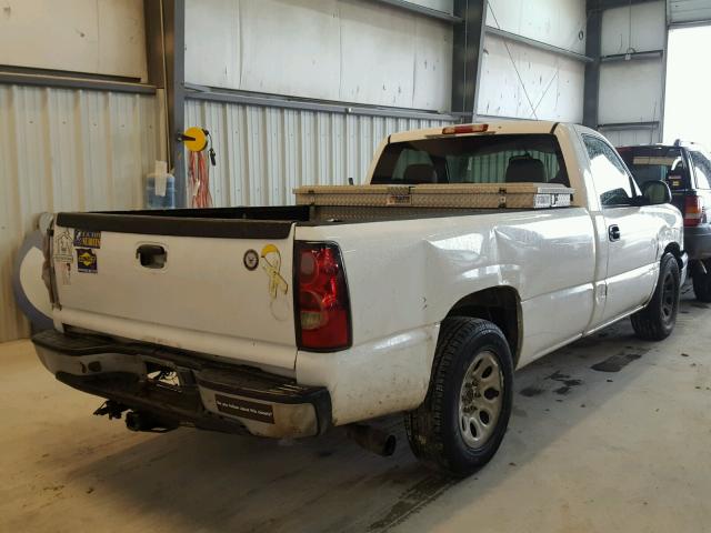 1GCEC14X55Z336370 - 2005 CHEVROLET SILVERADO WHITE photo 4