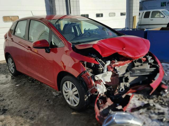3HGGK5H54FM711584 - 2015 HONDA FIT LX Rouge photo 1